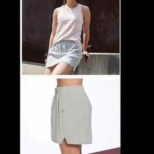 Calia by CU | Anywhere Woven Skort Alloy Heather M
